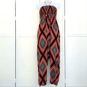 Anthropologie Lilka Tribal Print Missoni Haram Pant Jumpsuit Size Small Women